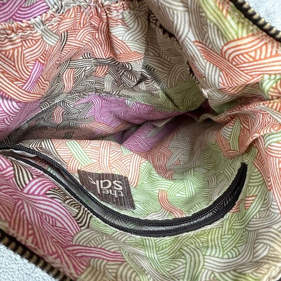 The Sak Brown Genuine Leather Iris Crossbody Satchel Bag - Picture 5 of 12